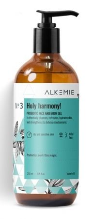 MICROBIOME Probiotyczny żel do mycia twarzy i ciała Holy Harmony 250ml